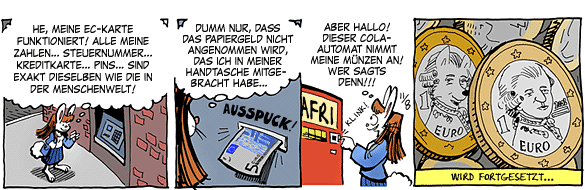 Cartoon, zwischen 40 und 90k