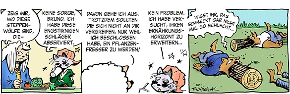 Cartoon, zwischen 40 und 90k