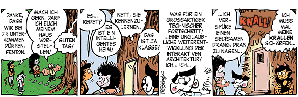 Cartoon, zwischen 40 und 90k