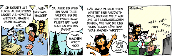 Cartoon, zwischen 40 und 90k