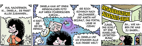 Cartoon, zwischen 40 und 90k