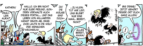 Cartoon, zwischen 40 und 90k