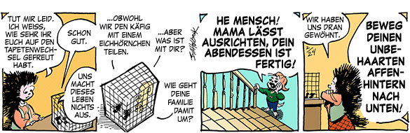 Cartoon, zwischen 40 und 90k