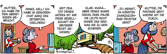 Cartoon, zwischen 40 und 90k