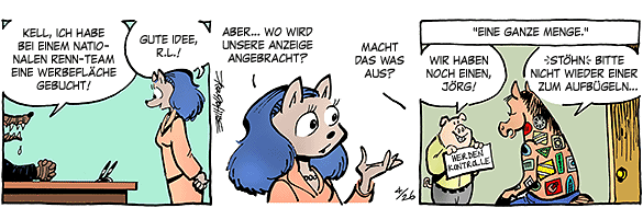 Cartoon, zwischen 40 und 90k