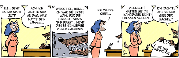 Cartoon, zwischen 40 und 90k