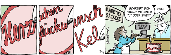 Cartoon, zwischen 40 und 90k