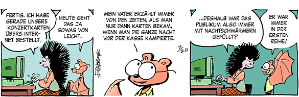 Cartoon, zwischen 40 und 90k