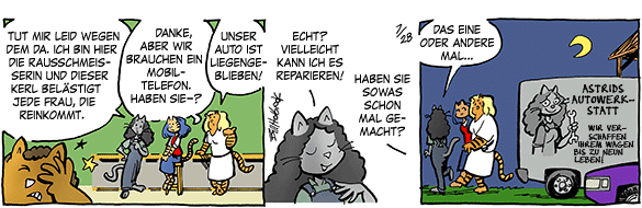 Cartoon, zwischen 40 und 90k