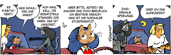 Cartoon, zwischen 40 und 90k