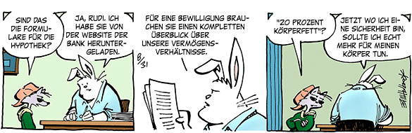 Cartoon, zwischen 40 und 90k