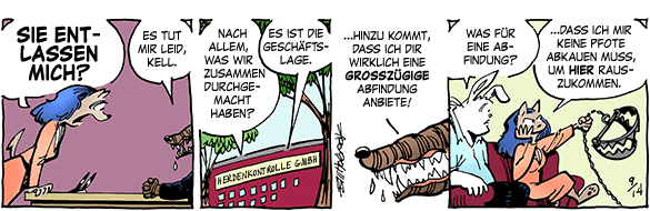 Cartoon, zwischen 40 und 90k