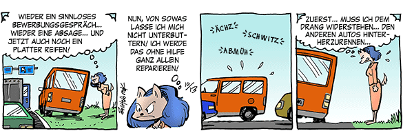 Cartoon, zwischen 40 und 90k