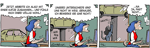 Cartoon, zwischen 40 und 90k