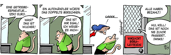 Cartoon, zwischen 40 und 90k