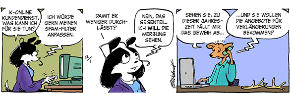 Cartoon, zwischen 40 und 90k