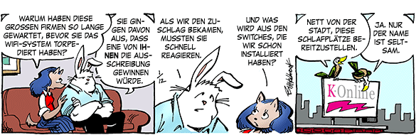 Cartoon, zwischen 40 und 90k