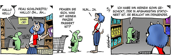 Cartoon, zwischen 40 und 90k