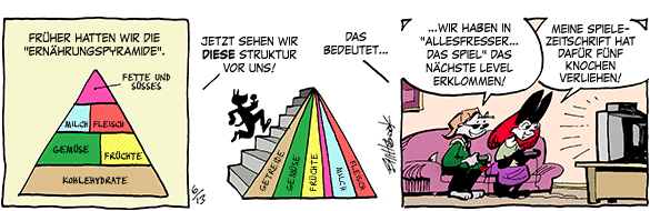 Cartoon, zwischen 40 und 90k