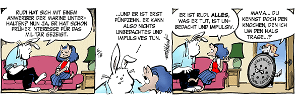 Cartoon, zwischen 40 und 90k