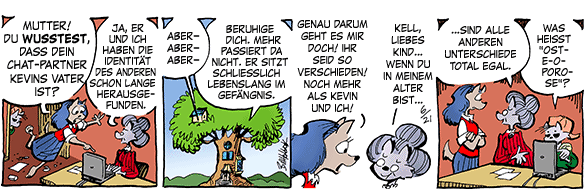 Cartoon, zwischen 40 und 90k