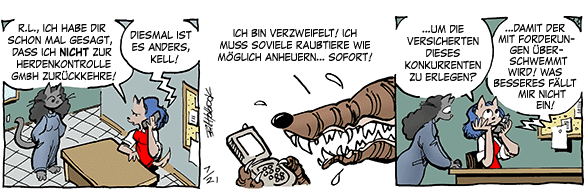 Cartoon, zwischen 40 und 90k