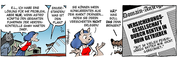 Cartoon, zwischen 40 und 90k