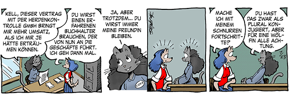 Cartoon, zwischen 40 und 90k