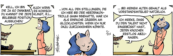 Cartoon, zwischen 40 und 90k