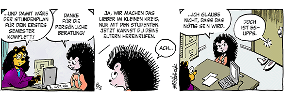 Cartoon, zwischen 40 und 90k