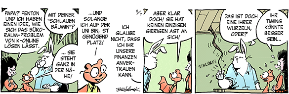 Cartoon, zwischen 40 und 90k