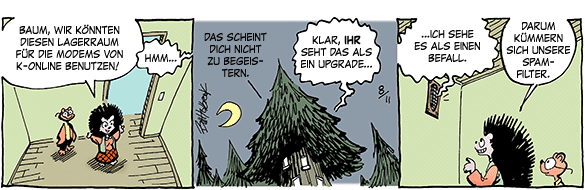 Cartoon, zwischen 40 und 90k