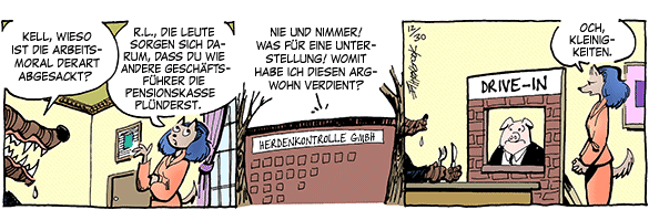 Cartoon, zwischen 40 und 90k