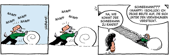 Cartoon, zwischen 40 und 90k