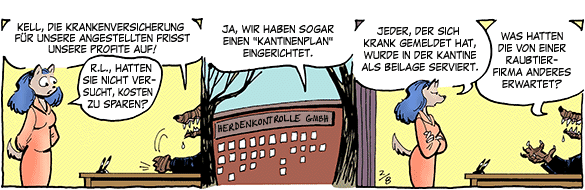 Cartoon, zwischen 40 und 90k