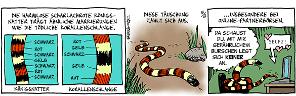 Cartoon, zwischen 40 und 90k