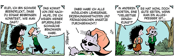 Cartoon, zwischen 40 und 90k