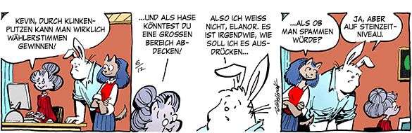 Cartoon, zwischen 40 und 90k