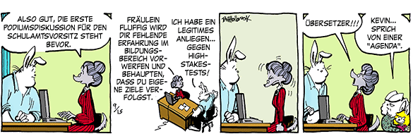 Cartoon, zwischen 40 und 90k