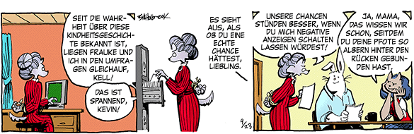 Cartoon, zwischen 40 und 90k