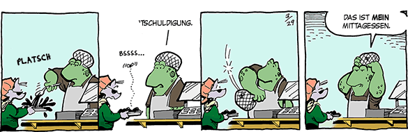 Cartoon, zwischen 40 und 90k