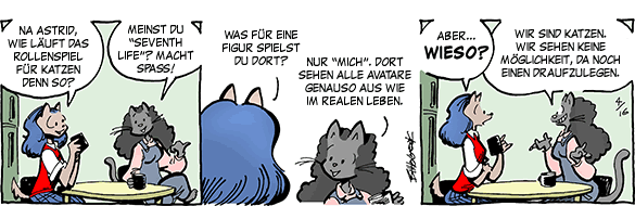 Cartoon, zwischen 40 und 90k