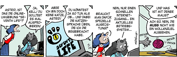 Cartoon, zwischen 40 und 90k