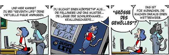 Cartoon, zwischen 40 und 90k