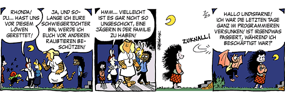 Cartoon, zwischen 40 und 90k