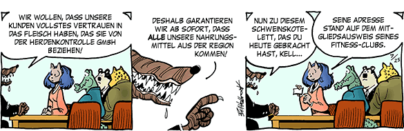 Cartoon, zwischen 40 und 90k