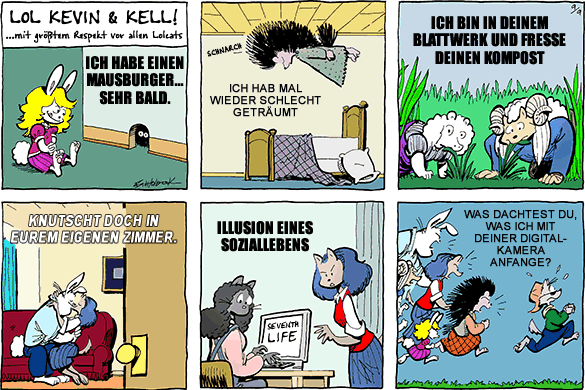 Cartoon, zwischen 40 und 90k