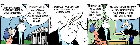 Cartoon, zwischen 40 und 90k