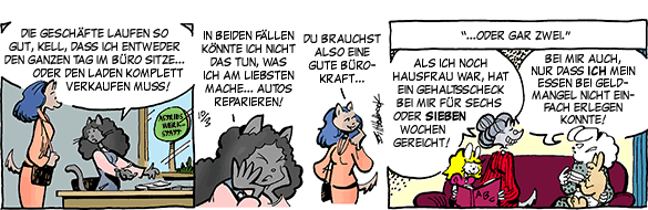 Cartoon, zwischen 40 und 90k