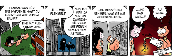 Cartoon, zwischen 40 und 90k